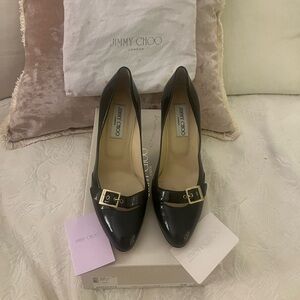 Jimmy Choo Black Patent Leather Heels